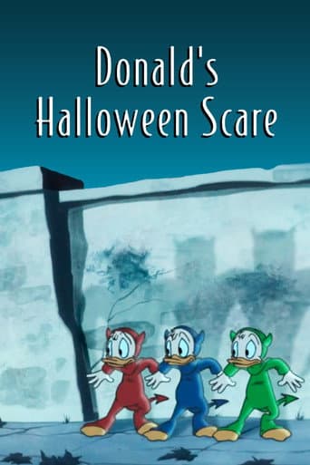 Poster for Donald's Halloween Scare