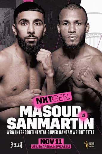 Poster for Shabaz Masoud vs. Jose Sanmartin