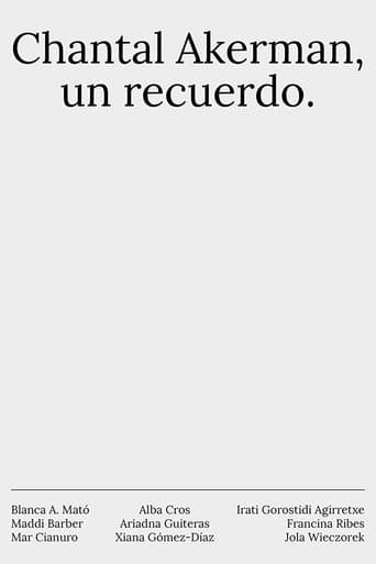 Poster for Chantal Akerman, un recuerdo