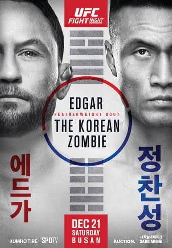 Poster for UFC Fight Night 165:  Edgar vs The Korean Zombie