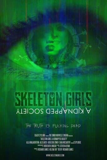 Poster for Skeleton Girls. A Kidnapped Society