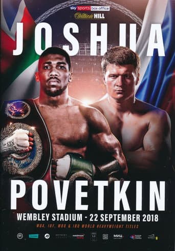 Poster for Anthony Joshua vs. Alexander Povetkin