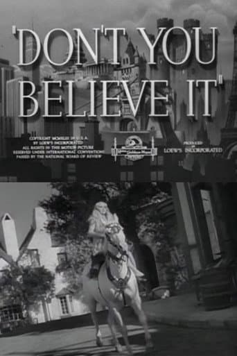 Poster for Don't You Believe It