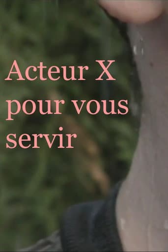 Poster for Acteur X pour vous servir