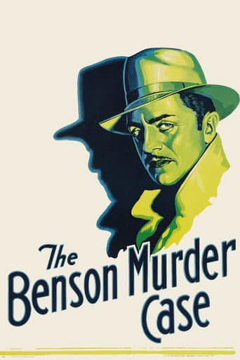 Poster for The Benson Murder Case