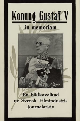 Poster for Konung Gustaf V in memoriam
