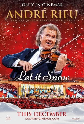 Poster for Andre Rieu's 2026 Christmas Concert Let It Snow