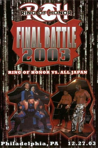 Poster for ROH Final Battle 2003