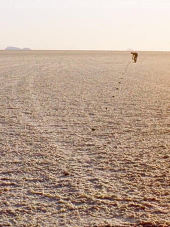 Poster for Of Seeing in Salt. Or: Ten Strategies to Face the Own Finitude in an Infinity
