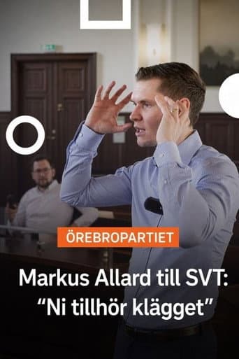 Poster for Markus Allard siktar mot riksdagen