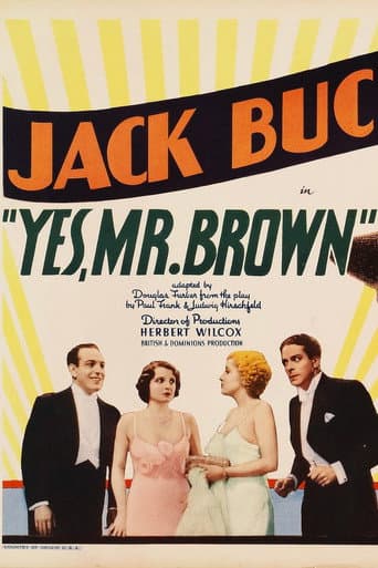 Poster for Yes, Mr. Brown