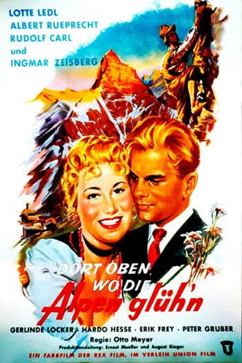 Poster for Dort oben, wo die Alpen glühen