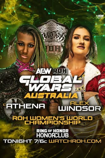 Poster for AEW ROH Global Wars Australia