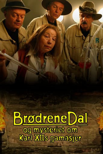Poster for Brødrene Dal og mysteriet om Karl XIIs gamasjer
