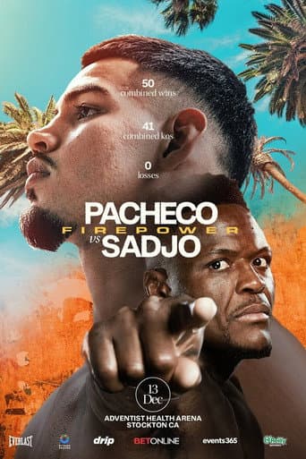 Poster for Diego Pacheco vs. Kevin Lele Sadjo