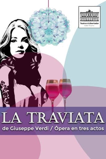 Poster for La Traviata performed at Teatro del Libertador