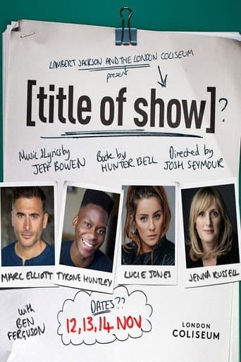 Poster for [title of show]