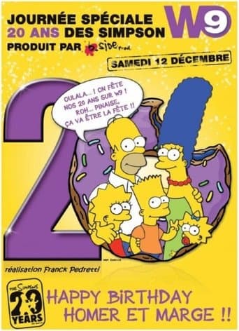 Poster for 20 years of Simpsons