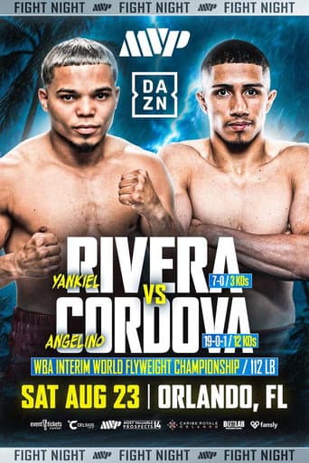 Poster for Yankiel Rivera vs. Angelino Cordova