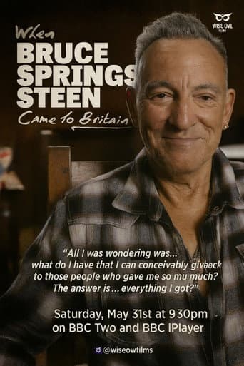 Poster for When Bruce Springsteen Came to Britain