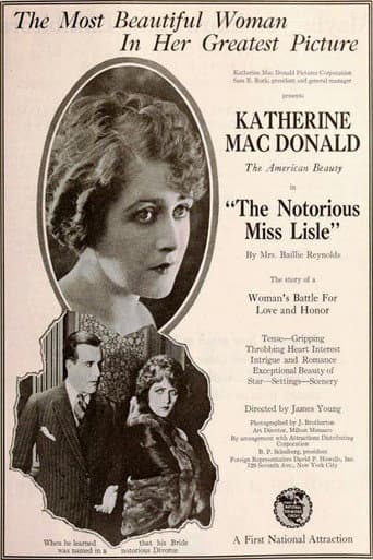 Poster for Notorious Miss Lisle