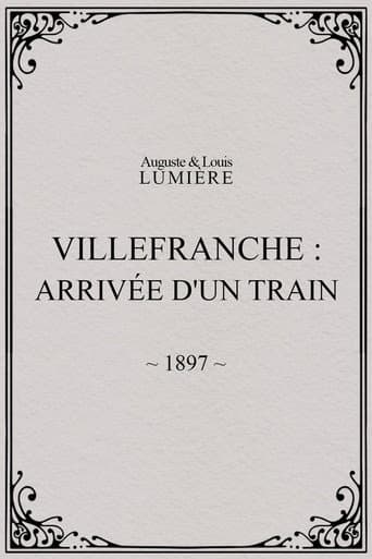 Poster for Villefranche : arrivée d'un train