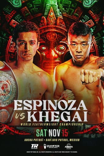Poster for Rafael Espinoza vs. Arnold Khegai