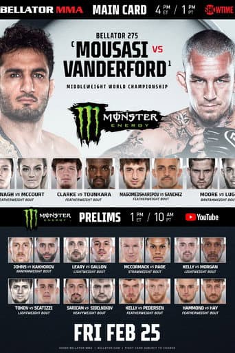 Poster for Bellator 275: Mousasi vs. Vanderford