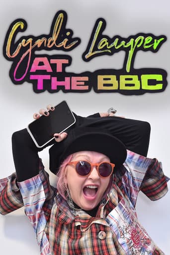 Poster for Cyndi Lauper at the BBC
