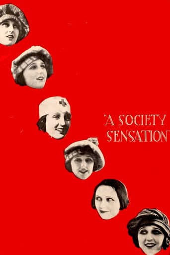 Poster for A Society Sensation
