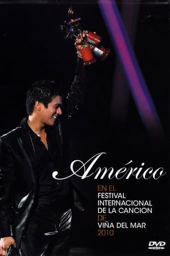 Poster for Américo at the Viña del Mar International Song Festival 2010