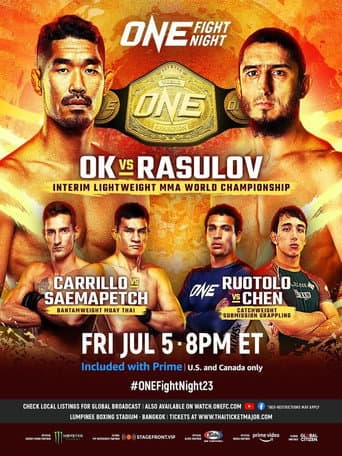 Poster for ONE Fight Night 23: Ok vs. Rasulov