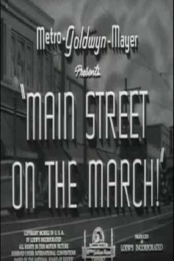 Poster for Main Street on the March!