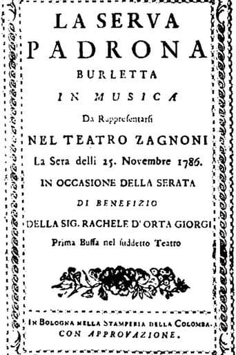 Poster for Pergolesi: La Serva Padrona