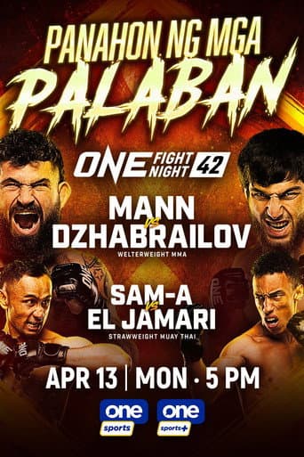Poster for ONE Fight Night 42: Mann vs. Dzhabrailov