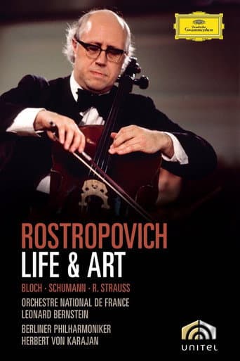 Poster for Rostropovich Life & Art