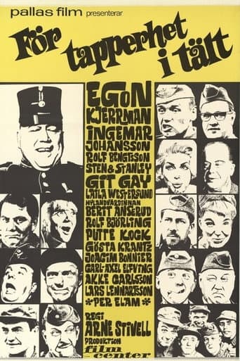 Poster for För tapperhet i tält