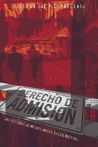 Poster for Derecho de admisión
