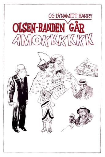 Poster for The Olsen Gang and Dynamite-Harry Goes Wild