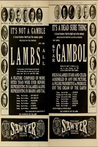 Poster for The Lambs' All-Star Gambol