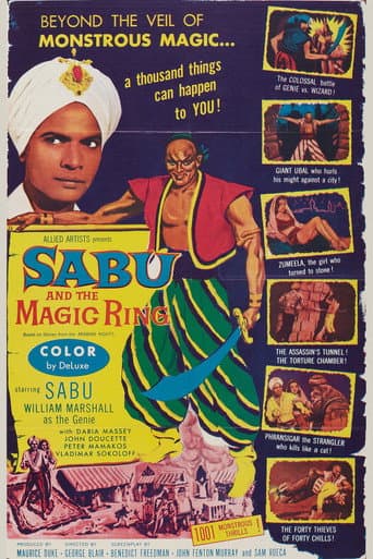 Poster for Sabu and the Magic Ring