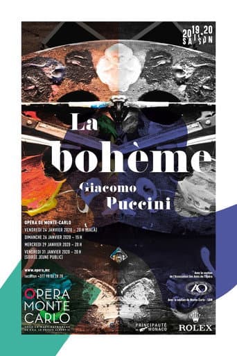 Poster for La bohème – Opéra de Monte Carlo