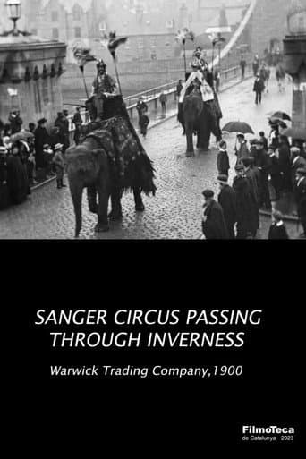 Poster for Sanger Circus Passing Through Inverness