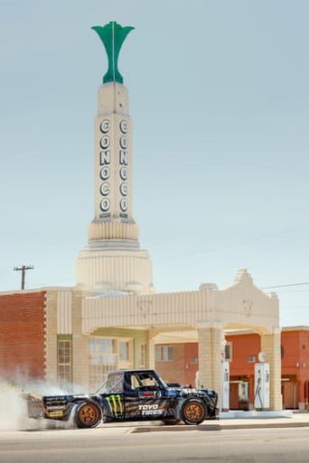 Poster for Ken Block's GYMKHANA TEN: Ultimate Tire Slaying Tour