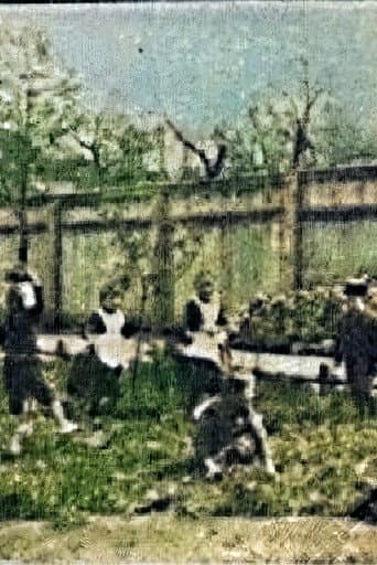 Poster for Children Playing in the Garden