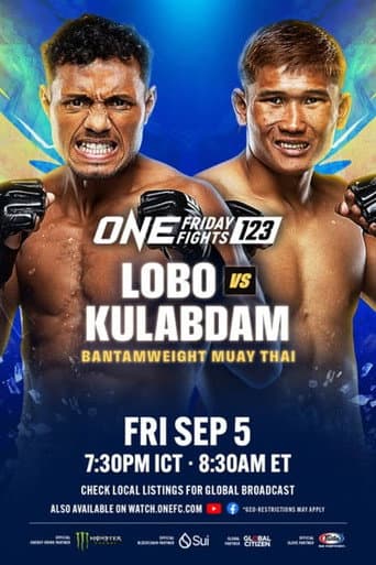 Poster for ONE Friday Fights 123: Lobo vs. Kulabdam