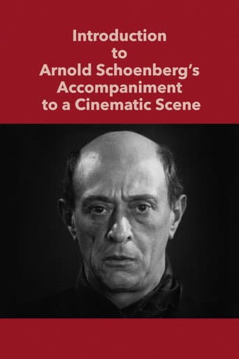 Poster for Introduction to Arnold Schoenberg’s Accompaniment to a Cinematic Scene