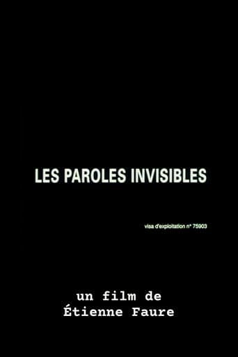 Poster for Les paroles invisibles