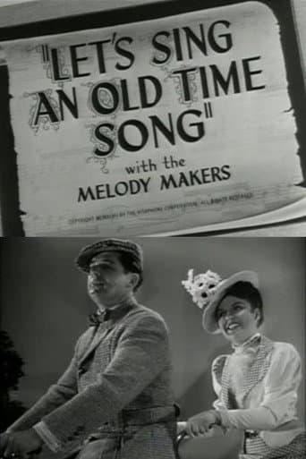 Poster for Let's Sing an Old Time Song
