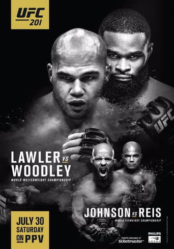 Poster for UFC 201: Lawler vs. Woodley